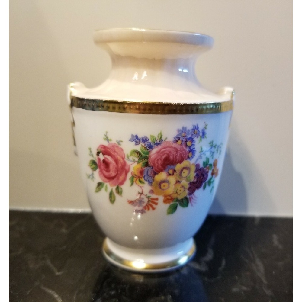 Vintage Fine Porcelain Paragon China Hand Painted Miniature/Bud Vase 3.25